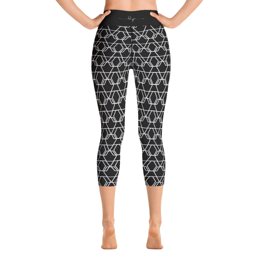 Premium Yoga Capri Leggings by doboobop