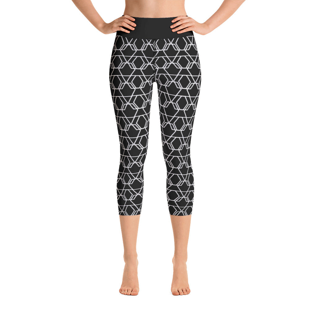 Premium Yoga Capri Leggings by doboobop