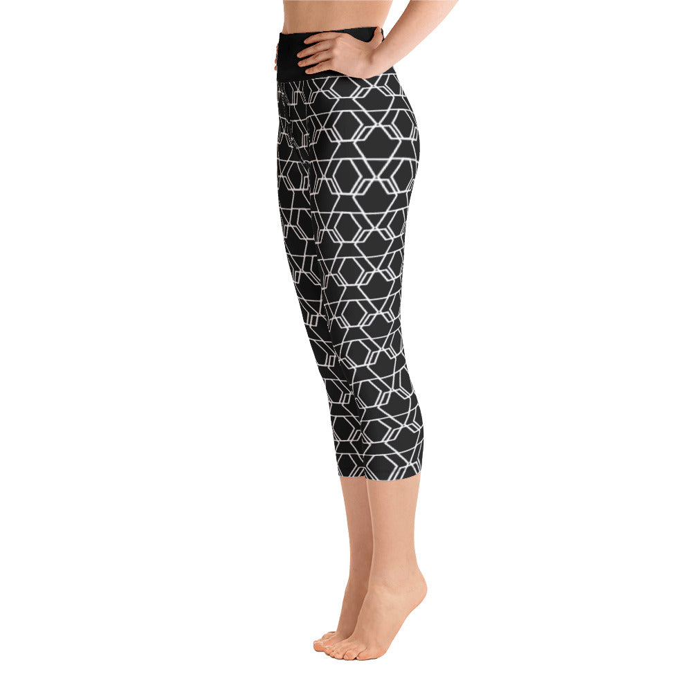 Premium Yoga Capri Leggings by doboobop