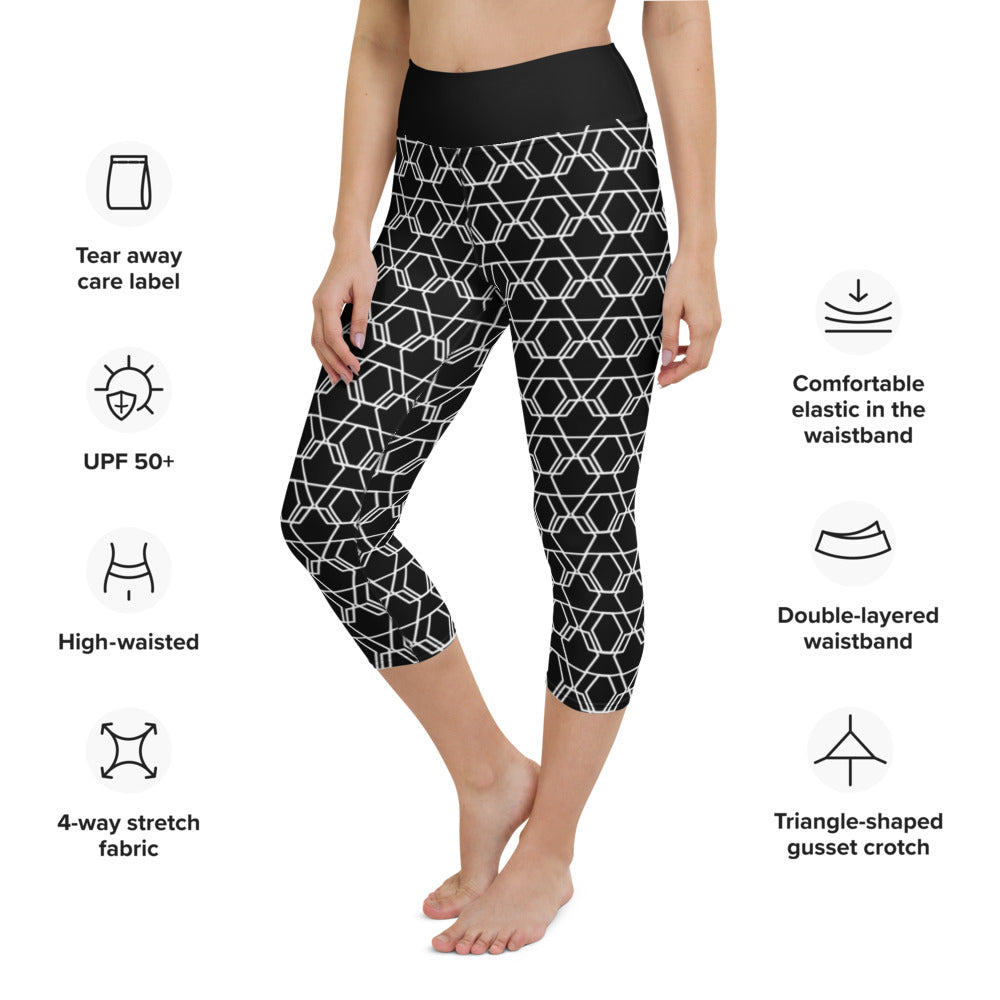 Premium Yoga Capri Leggings by doboobop