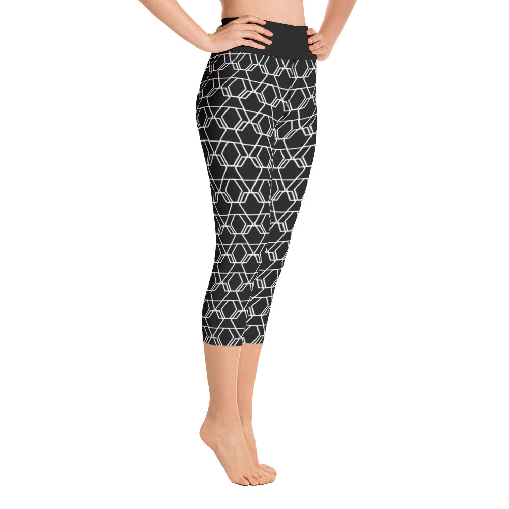 Premium Yoga Capri Leggings by doboobop